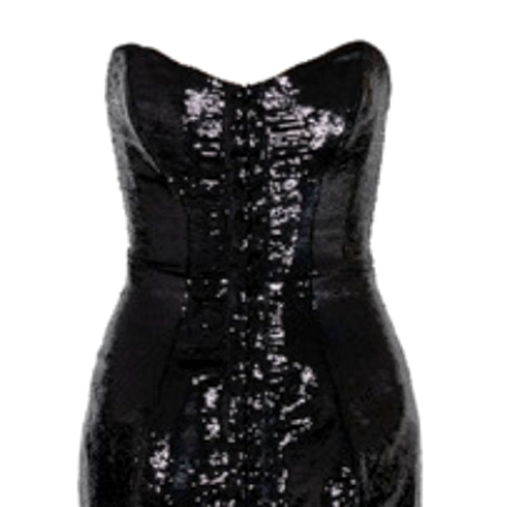 Midi black dress